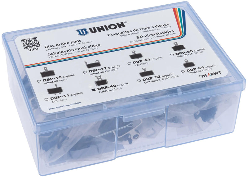 Load image into Gallery viewer, Union schijfremblokset dbp-52e e-bike organisch kevlar (25pr)