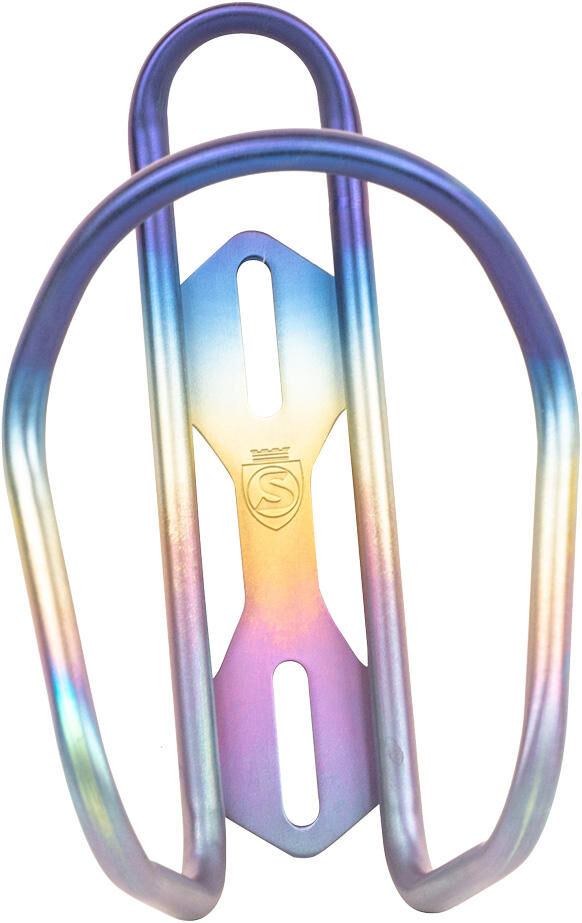Load image into Gallery viewer, Silca bidonhouder anodized titanium ti bot.cage anod.tit. rainbow