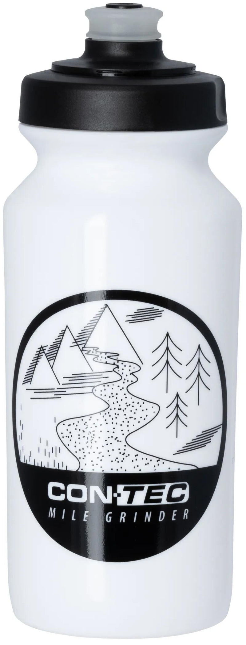Load image into Gallery viewer, Contec trinkflasche rivers evo mile grinder ct bottle rivers eco mile grinder 500ml white black