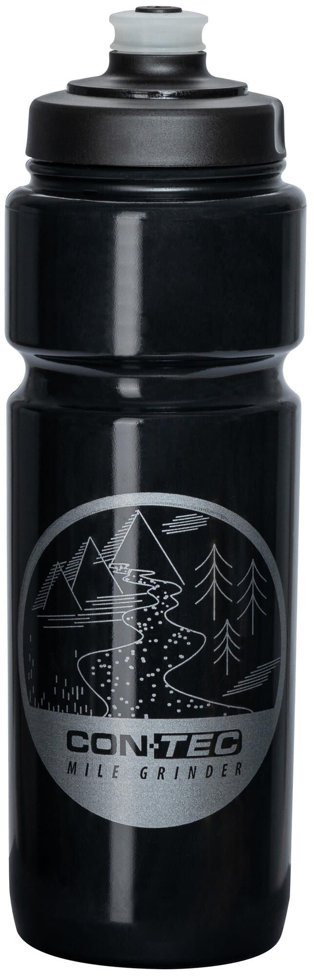 Load image into Gallery viewer, Contec bidon rivers evo mile grinder ct bottle rivers eco mile grinder 750ml black grey