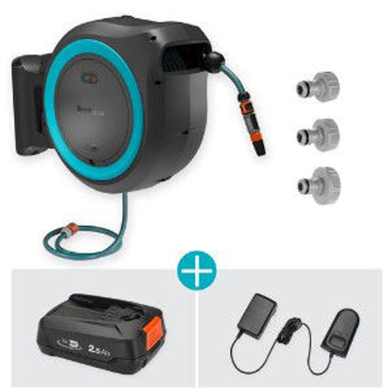 Load image into Gallery viewer, Gardena wandslangenbox powerroll xxl p4a set