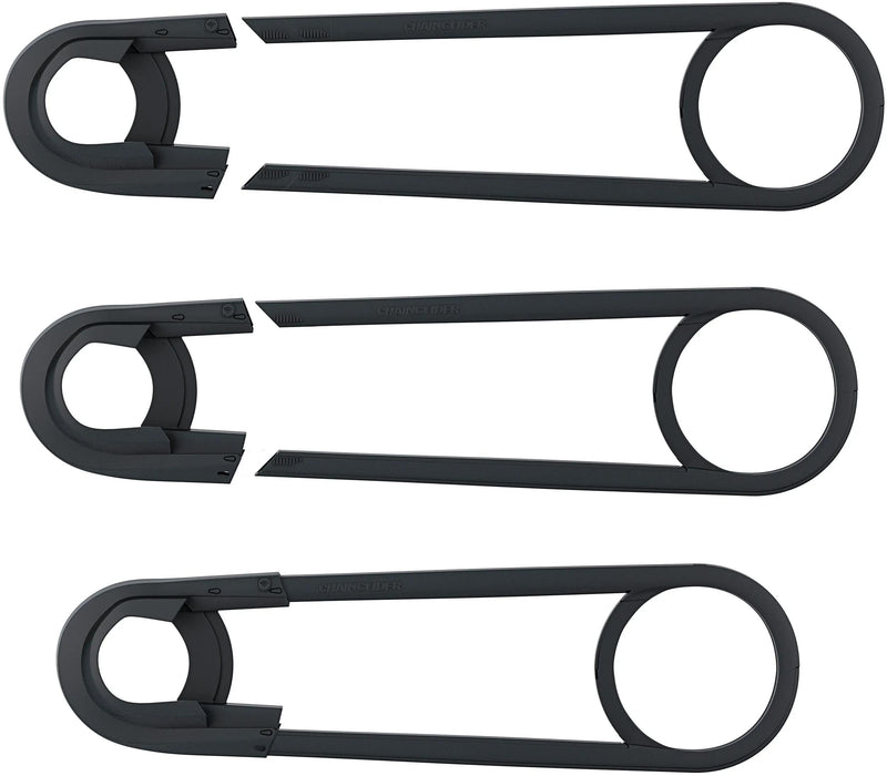 Load image into Gallery viewer, Hebie Chainglider Nexus 5 - Fietskettingbeschermer voor 27 of 30 tands tandwiel - E-bike accessoire - Zwart