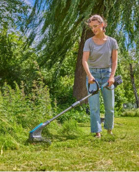 Load image into Gallery viewer, Gardena trimmer powertrim 3018v p4a set