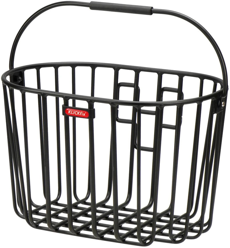 Load image into Gallery viewer, Klickfix korb alumino fr.basket r k alumino black