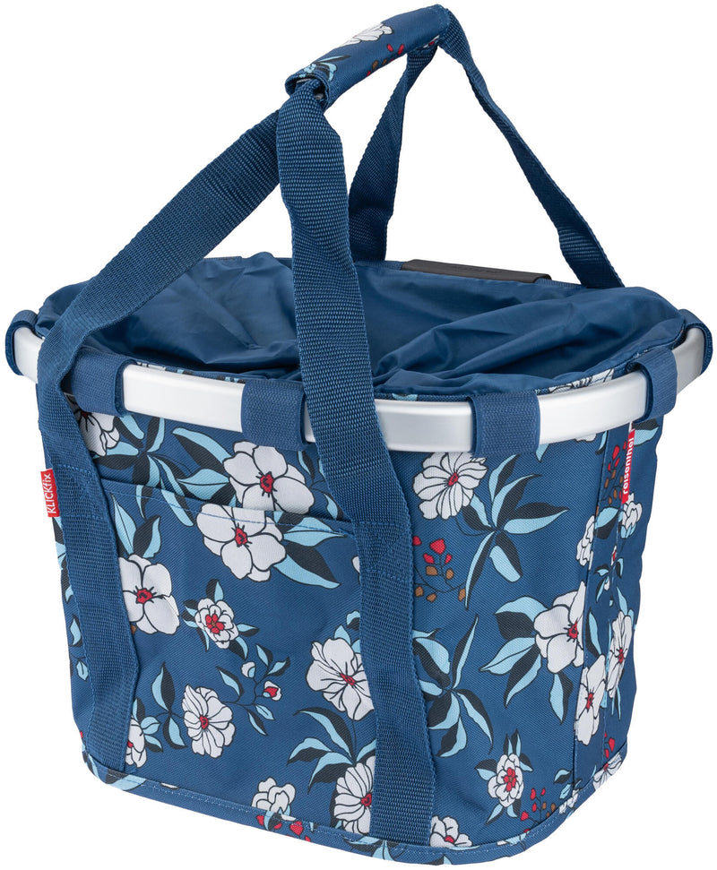 Load image into Gallery viewer, Rixen kaul shoppertas bikebasket shop.bag r k bikebasket garden blue