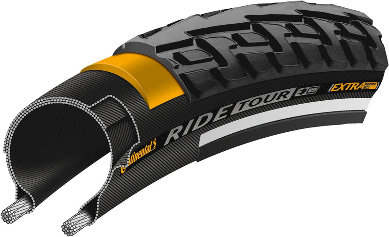 Load image into Gallery viewer, Continental draadband ride tour 37-635 +r zwart