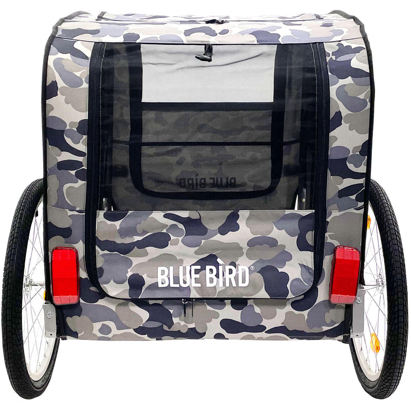 Load image into Gallery viewer, Blue bird fiets-hondenkar dog trailer 20 camouflage