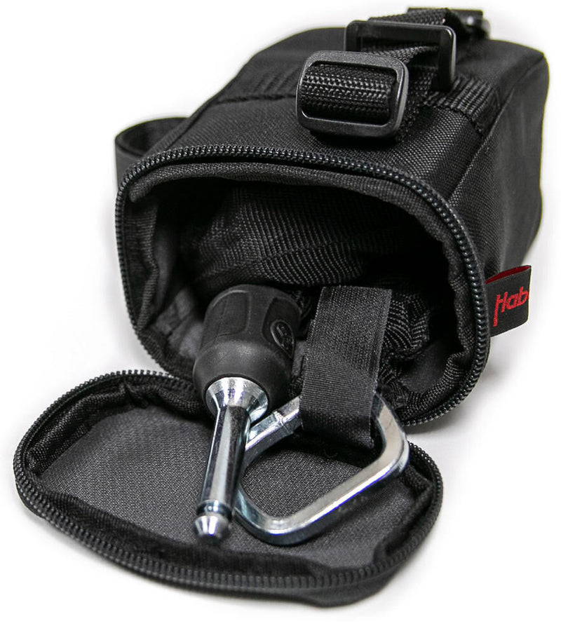 Load image into Gallery viewer, Haberland tas bag black loose chain, buckle faste