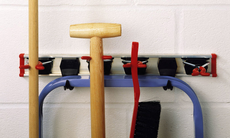 Load image into Gallery viewer, Producten bruns gereedschaprail aluminium 50cm