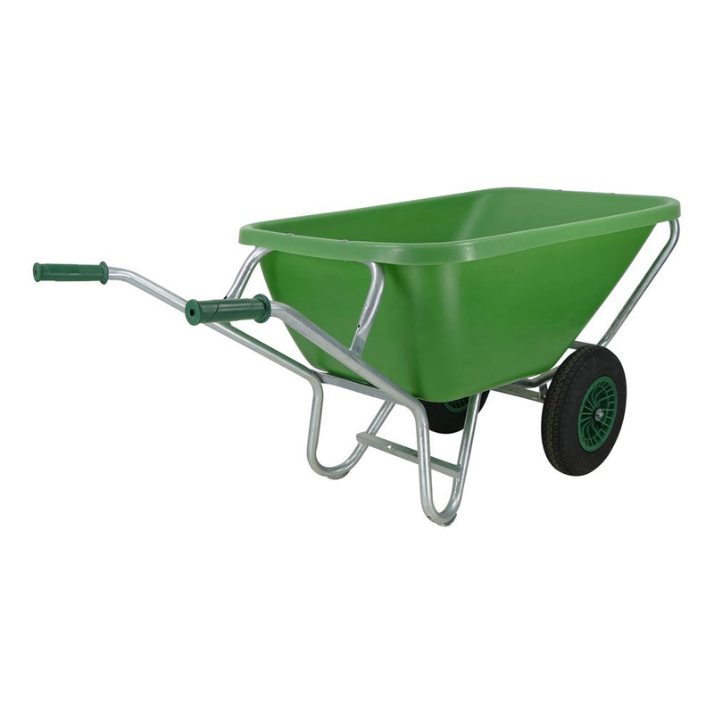 Load image into Gallery viewer, Fort producten kruiwagen f s 200l groen verz onderstel 2 luchtwiel