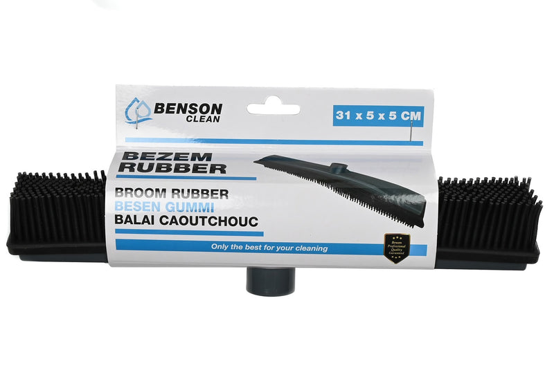 Afbeelding laden in galerijviewer, Producten rubberbezem 31cm zonder steel
