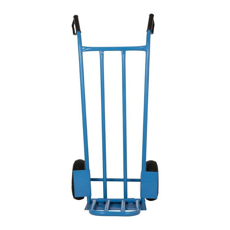 Load image into Gallery viewer, Steekwagen blauw + klep 200 kg.