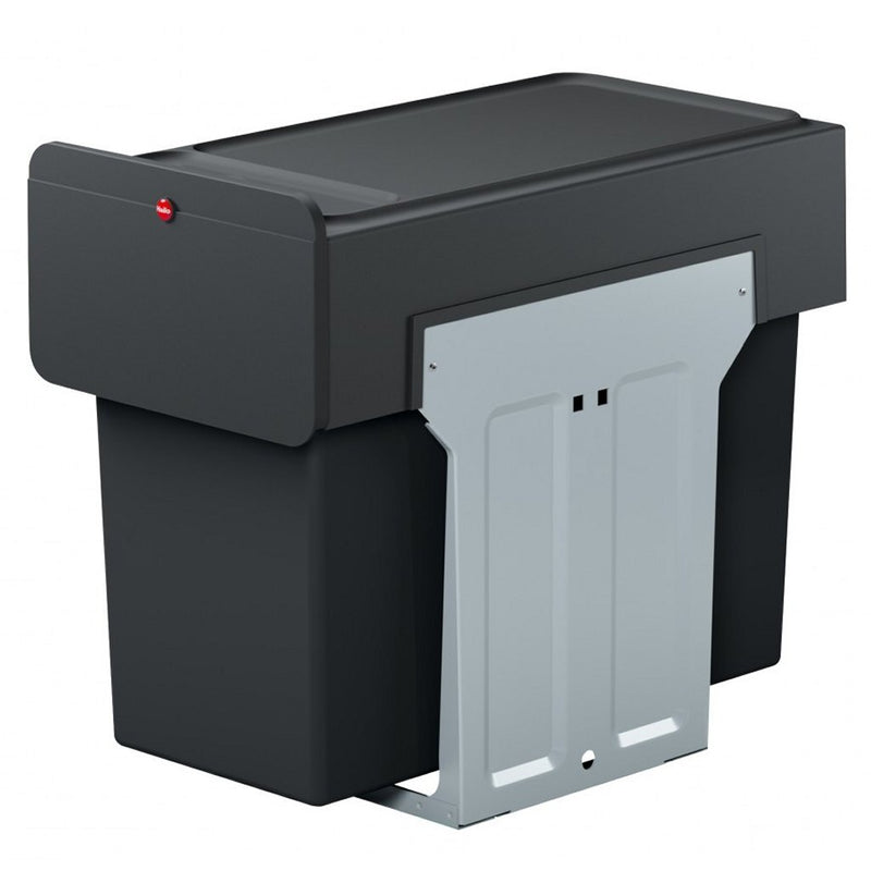 Load image into Gallery viewer, Hailo Hailo 0310-100 EcoLine Design L Inbouwafvalemmer 2x14L Zwart