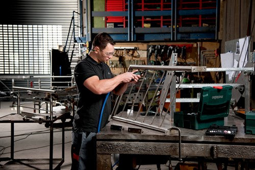 Load image into Gallery viewer, Metabo perslucht rechte slijper dg 25 set - 604116500