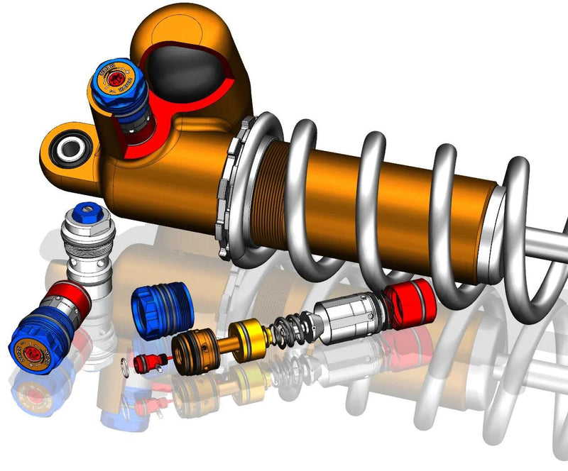 Load image into Gallery viewer, N10z stoßdämpferventil dynamic valve dynamic valve strut valve mx