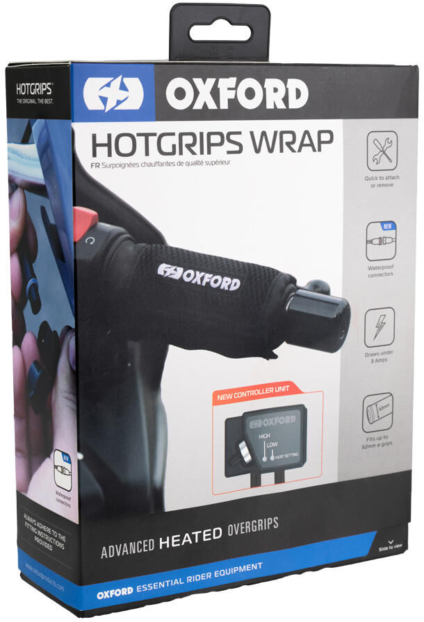 Load image into Gallery viewer, Oxford handvatverwarming courier hotgrips heated grips pre o universal open 2-stage