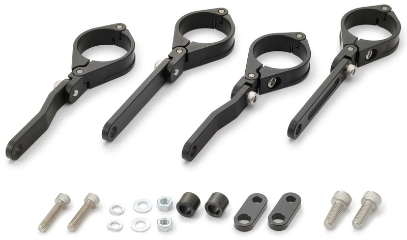Load image into Gallery viewer, Daytona scheinwerferhalter dual-axis bracket sh. aluminum 41mm sw adjustab