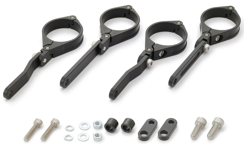 Load image into Gallery viewer, Daytona scheinwerferhalter dual-axis bracket sh. aluminum 49mm sw adjustab