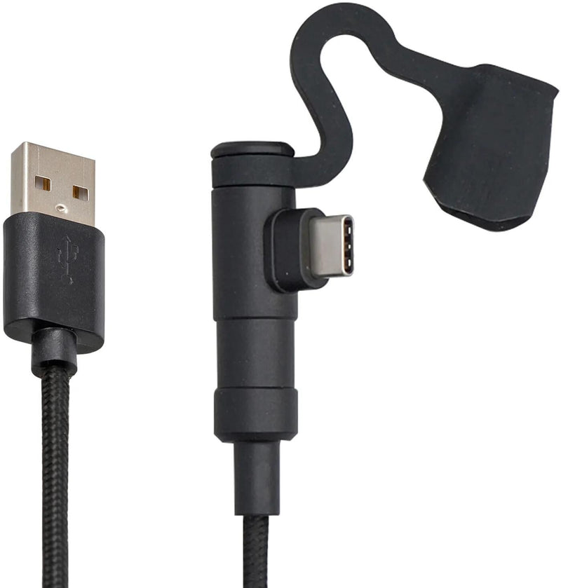 Load image into Gallery viewer, Daytona usb-ladekabel motorrad usb cable type-a to type- sw 20cm