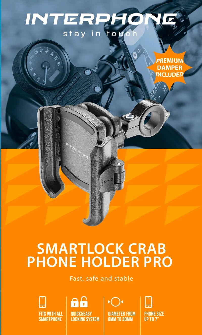 Load image into Gallery viewer, Interphone handyhalter cell phone holder interph crab schw. universal pro