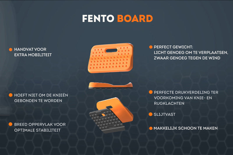 Afbeelding laden in galerijviewer, Fento producten board ergonomische kniemat per stuk