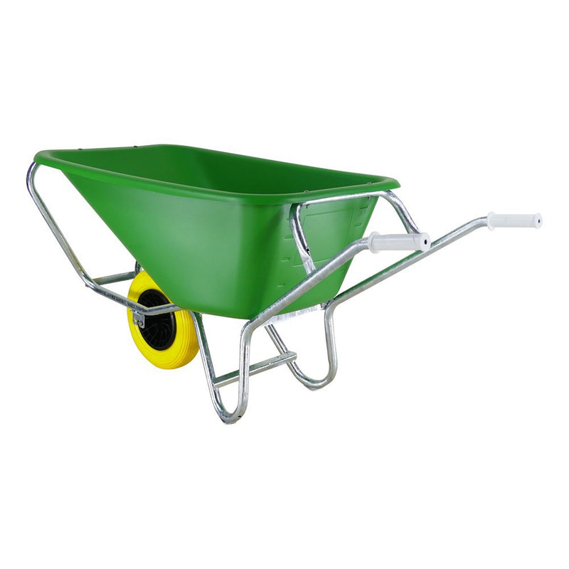 Load image into Gallery viewer, Fort producten kruiwagen f s 165l groen hdpe bak plusnooitmeerlek