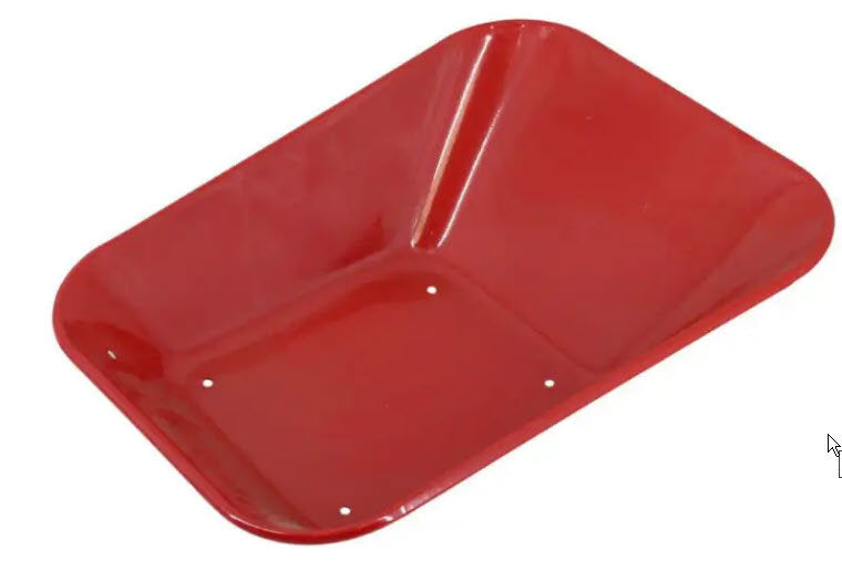 Load image into Gallery viewer, Mm producten kinderkruiwagen metalen bak rood