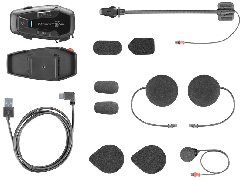 Load image into Gallery viewer, Interphone helmkommunikationssystem u-com 7 r com. system helmet u-com7r doublekit