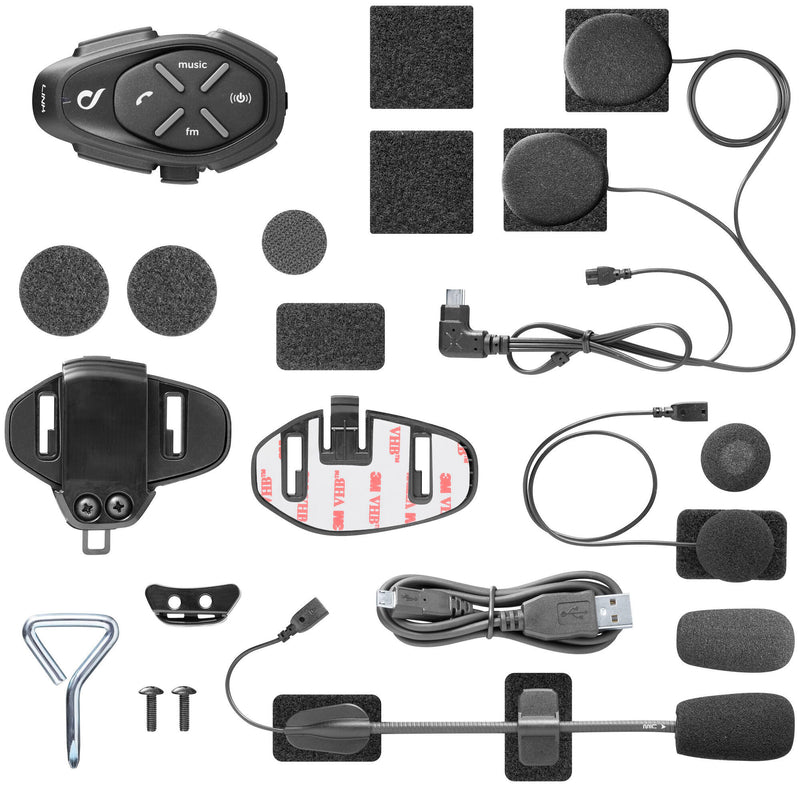 Load image into Gallery viewer, Interphone helm communicatie systeem link helmet com.system interp. link single kit