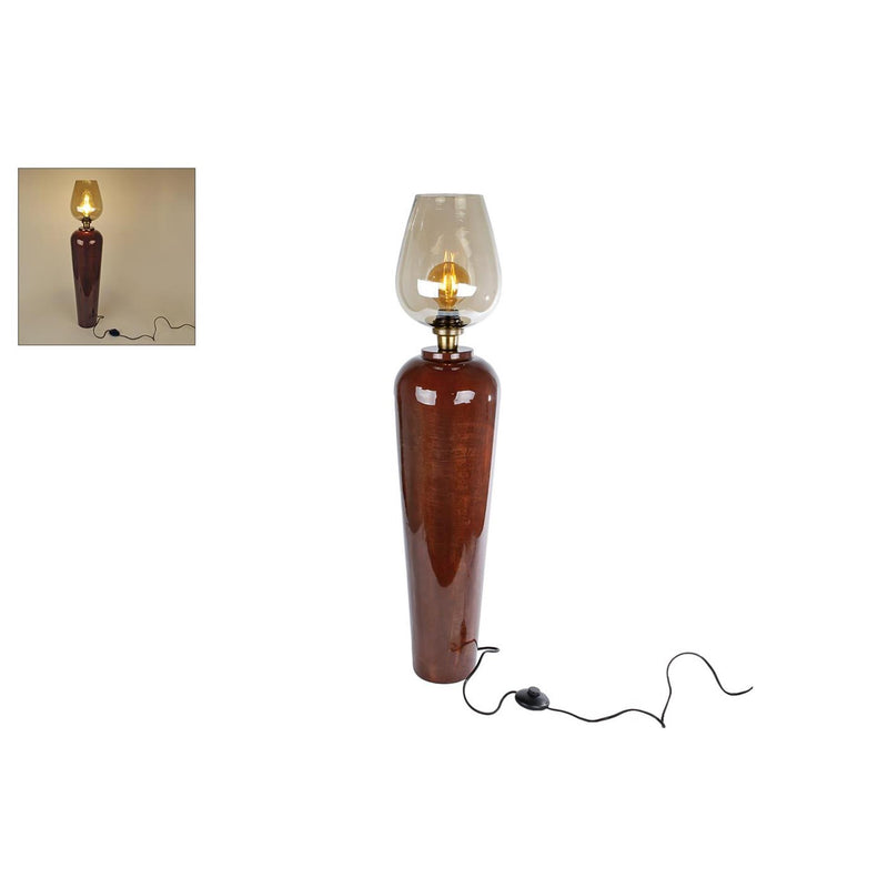 Load image into Gallery viewer, Lamp martin terra glas metaal 95cm