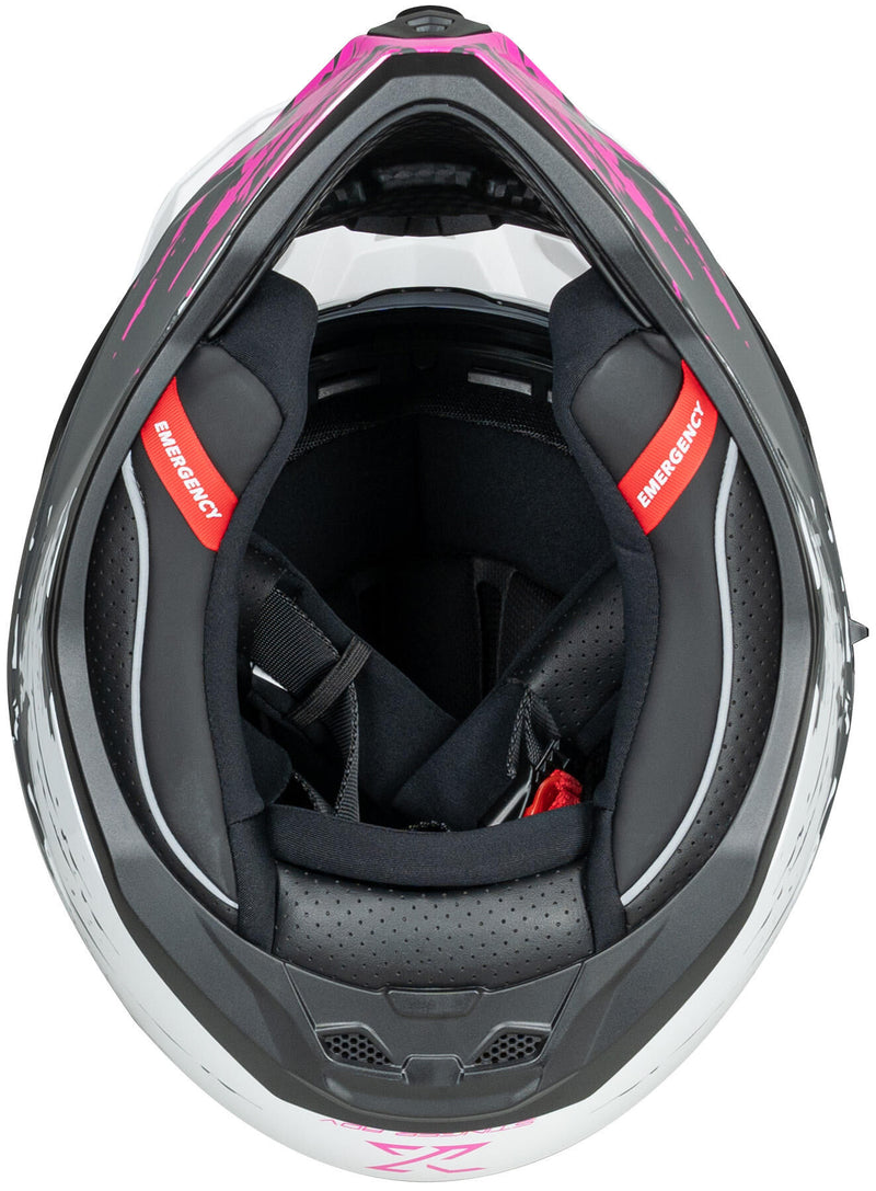 Afbeelding laden in galerijviewer, Spec-x endurohelm sx-62.01 r1 stinger adv helmet spac-x sx-62.01 r1 stinger adv m white pink