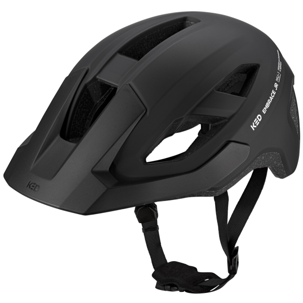 Load image into Gallery viewer, Ked fietshelm embrace jr s-m (52-58cm) - mat zwart