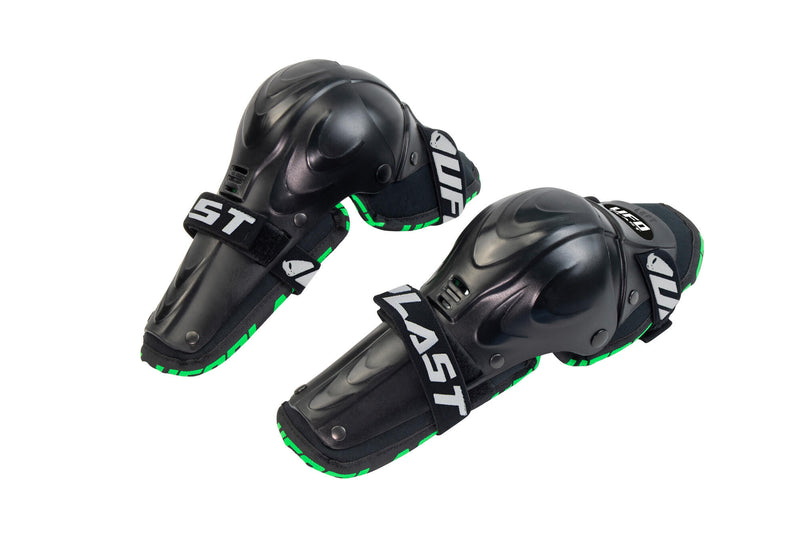 Load image into Gallery viewer, Ufo plast knieprotektoren kajam kids knee protector ufo kajam black