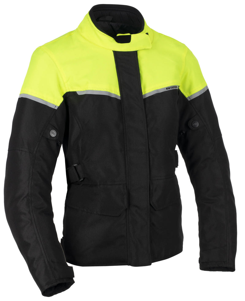 Load image into Gallery viewer, Oxford jas spartan long wp ws jacket black jacket spartan da bw neon yellow long size