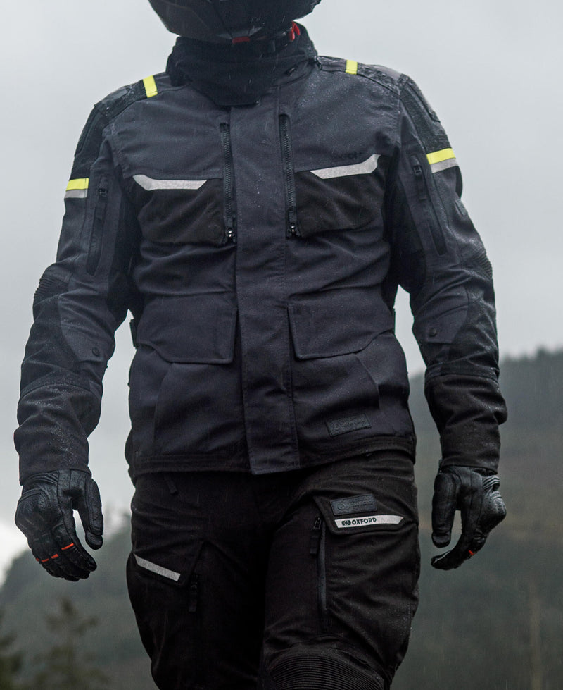 Load image into Gallery viewer, Oxford jas stormland jacket stormland gray sw neon yellow gr. l