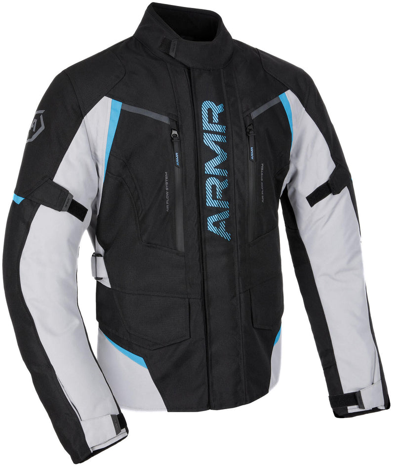 Load image into Gallery viewer, Armr jas kiso 4.0 jacket kiso 4.0 wp ms black grey blue gr. l