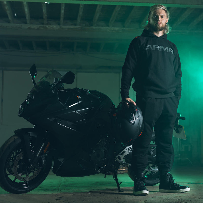 Load image into Gallery viewer, Armr jas hoodie aki 1.0 hoodie aki 1.0 ms black gr. l