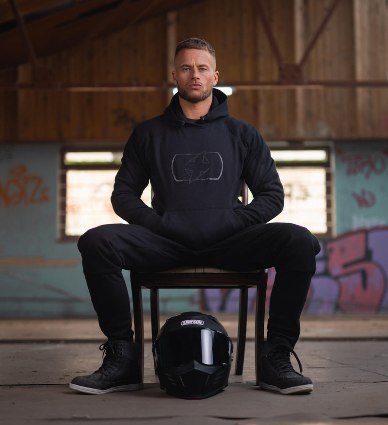 Load image into Gallery viewer, Oxford jas armourlite aa pullon hoodie armourlite sweater ms black gr. l