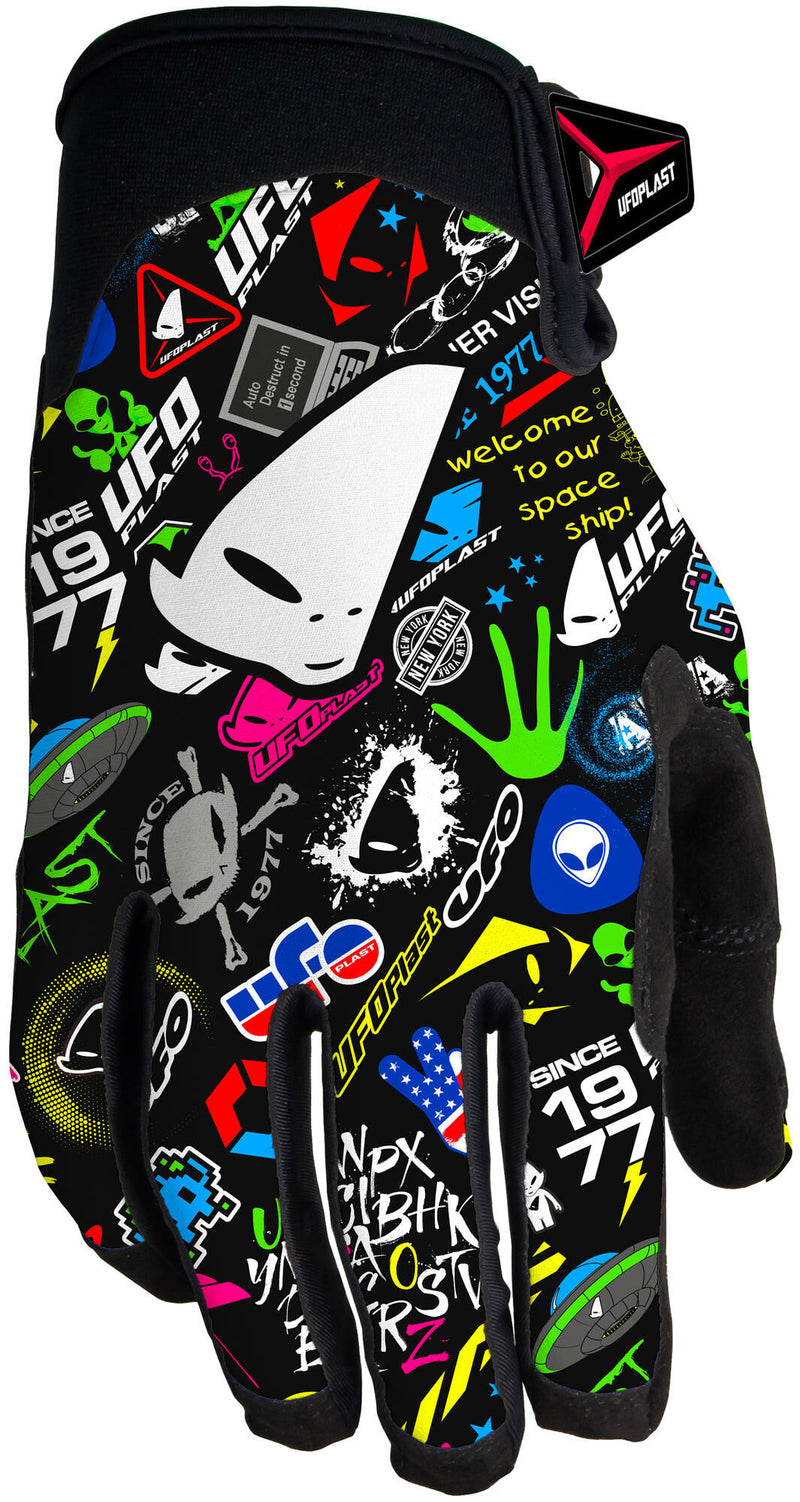 Load image into Gallery viewer, Ufo plast crosshandschuh skyline gloves ufo skyline graphic gr. s