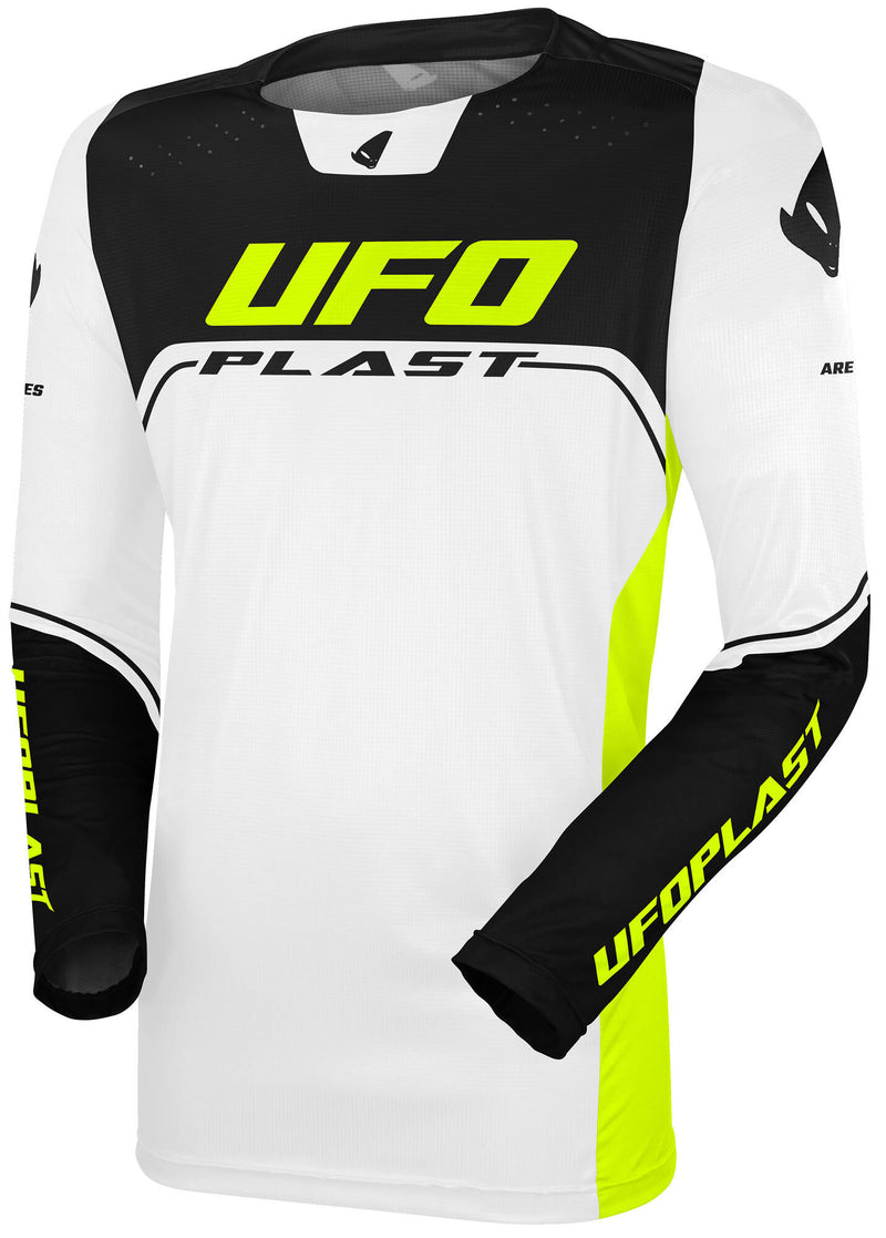 Load image into Gallery viewer, Ufo plast jersey ares kids children's jersey ufo are white black size xs