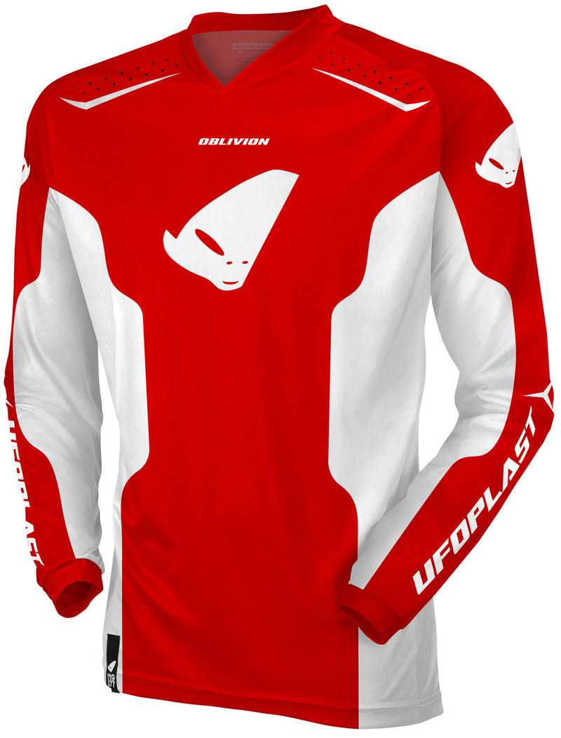 Load image into Gallery viewer, Ufo plast jersey mx oblivion mx jersey ufo oblivion red white gr. m
