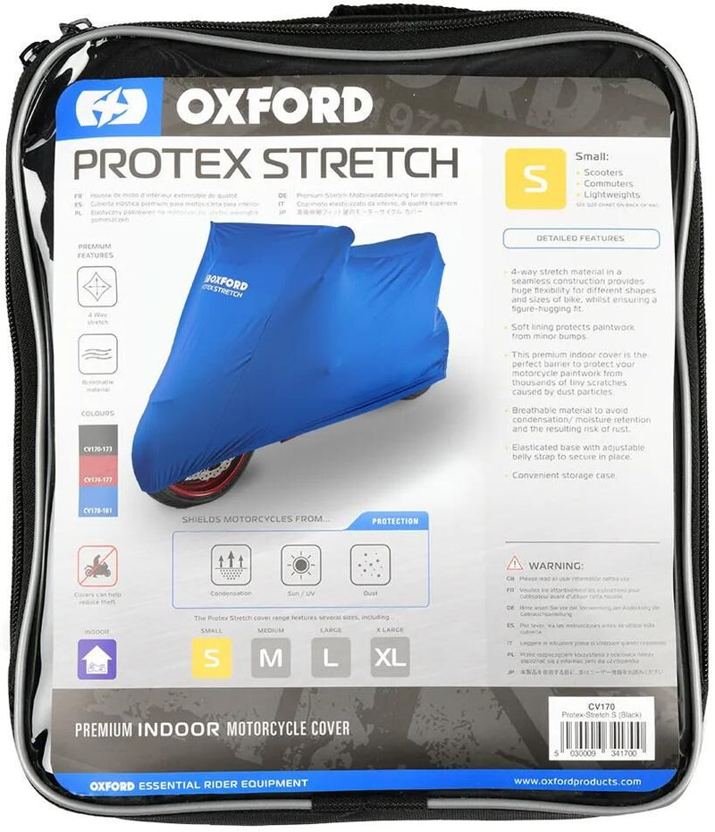 Load image into Gallery viewer, Oxford faltgarage protex protex bike covers stretch indoor l blue
