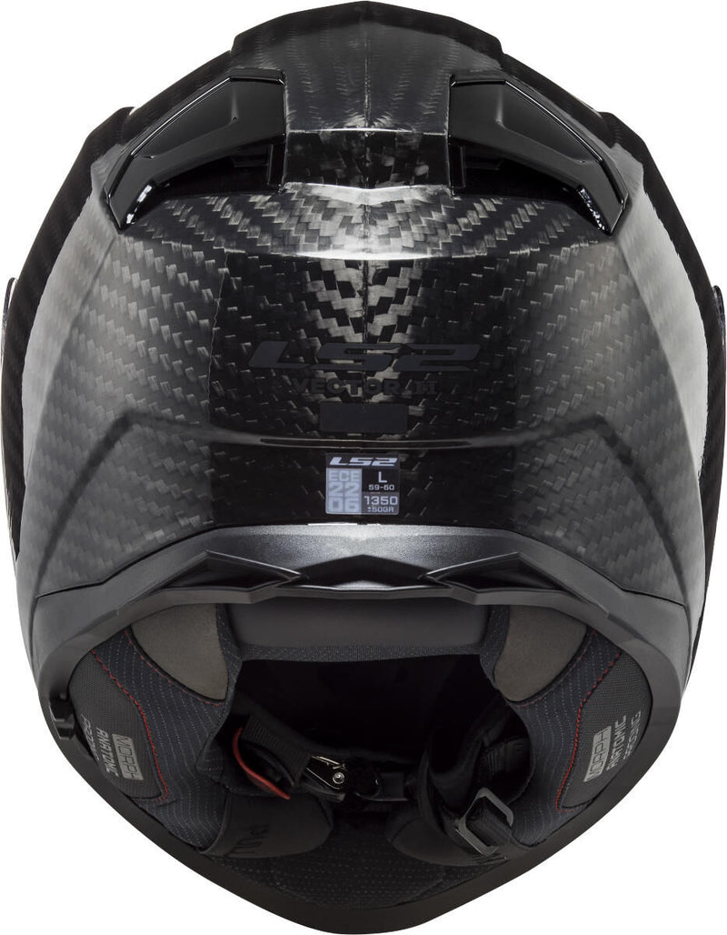 Load image into Gallery viewer, Ls2 integraalhelm ff811 vector ii carbon solid helmet vector ii carb black gr. l