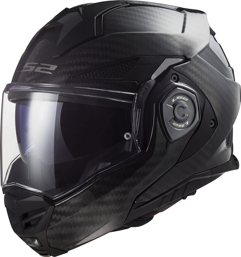 Load image into Gallery viewer, Ls2 opklaphelm ff901 advant x carbon solid helmet ff901 adv. x carb.solid m black
