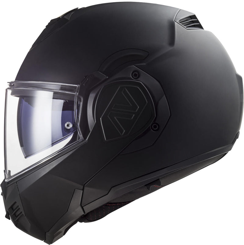 Afbeelding laden in galerijviewer, Ls2 opklapbare helm ff906 advant full black helmet ff906 adv.full black xs matt