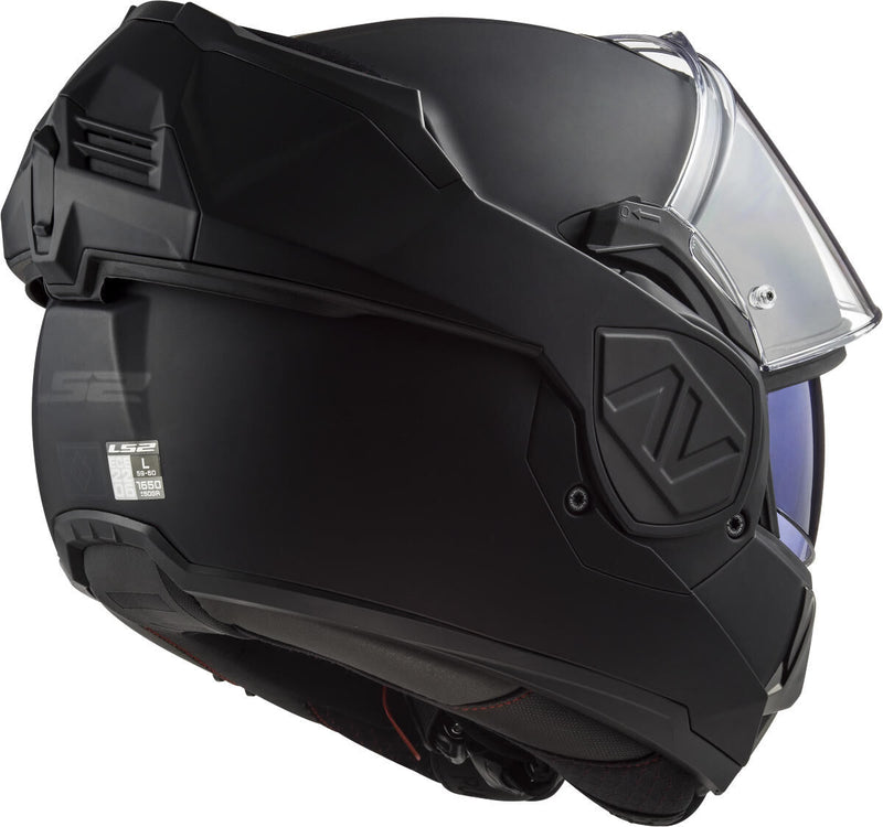 Afbeelding laden in galerijviewer, Ls2 opklapbare helm ff906 advant full black helmet ff906 adv.full black xs matt