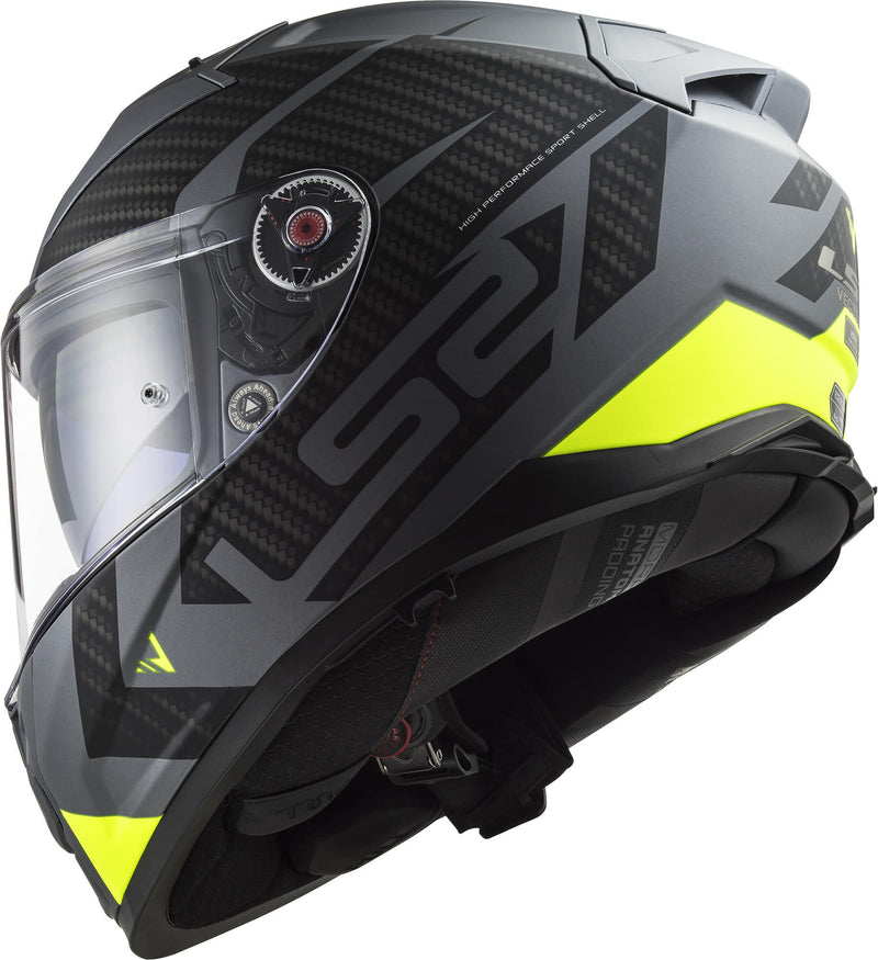 Afbeelding laden in galerijviewer, Ls2 integraalhelm ff811 vector ii splitter helmet ff811 vect. ii spl. xxl tit. yellow