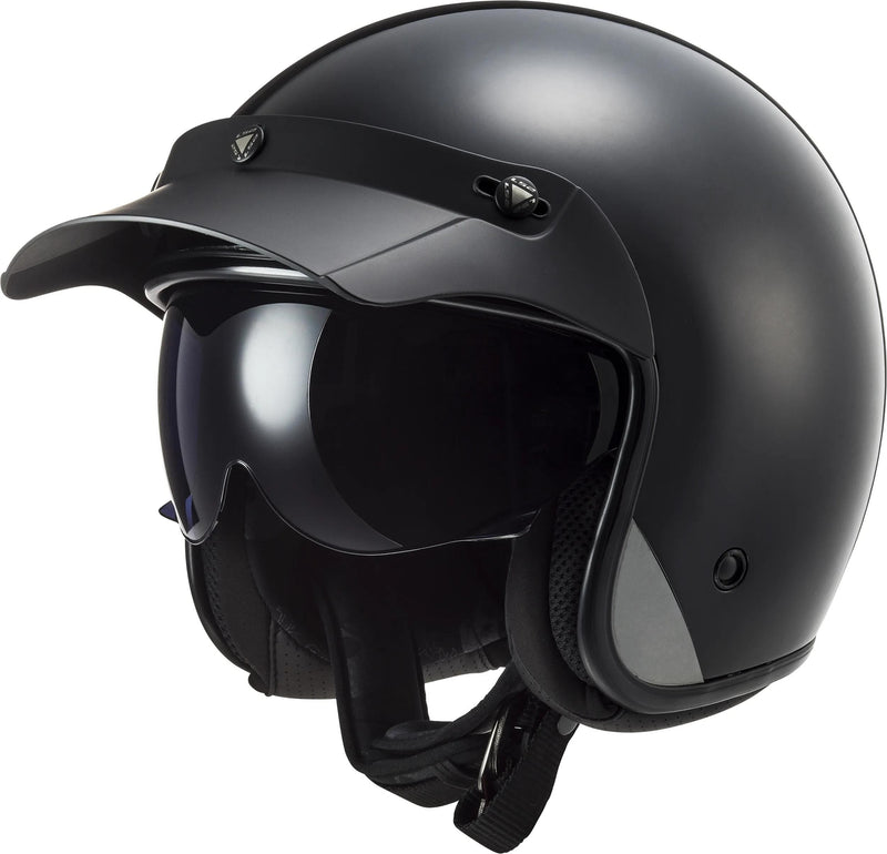 Load image into Gallery viewer, Ls2 jethelm of601 bob ii solid helmet of601 bob ii solid m matt black
