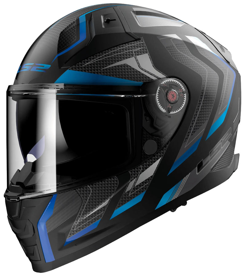 Load image into Gallery viewer, Ls2 integralhelm ff811 vector ii alizer helmet ff811 vector i alizer w. sw bl gr. xxl