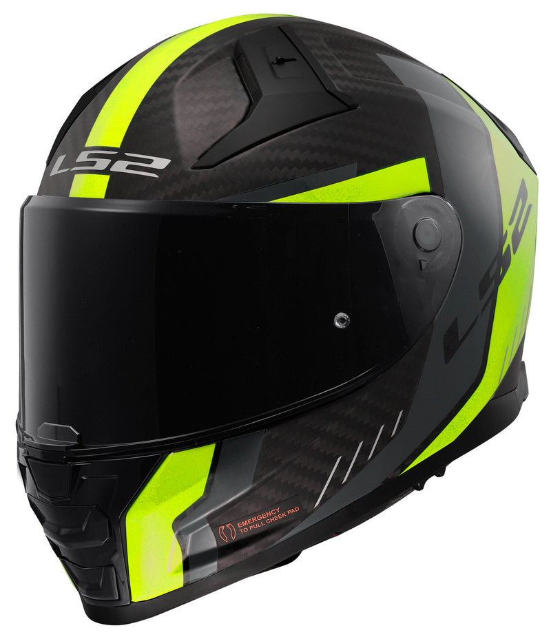 Load image into Gallery viewer, Ls2 integraalhelm ff811 vector ii carbon grid helmet ff811 vector i c grid m. ge gr. xl